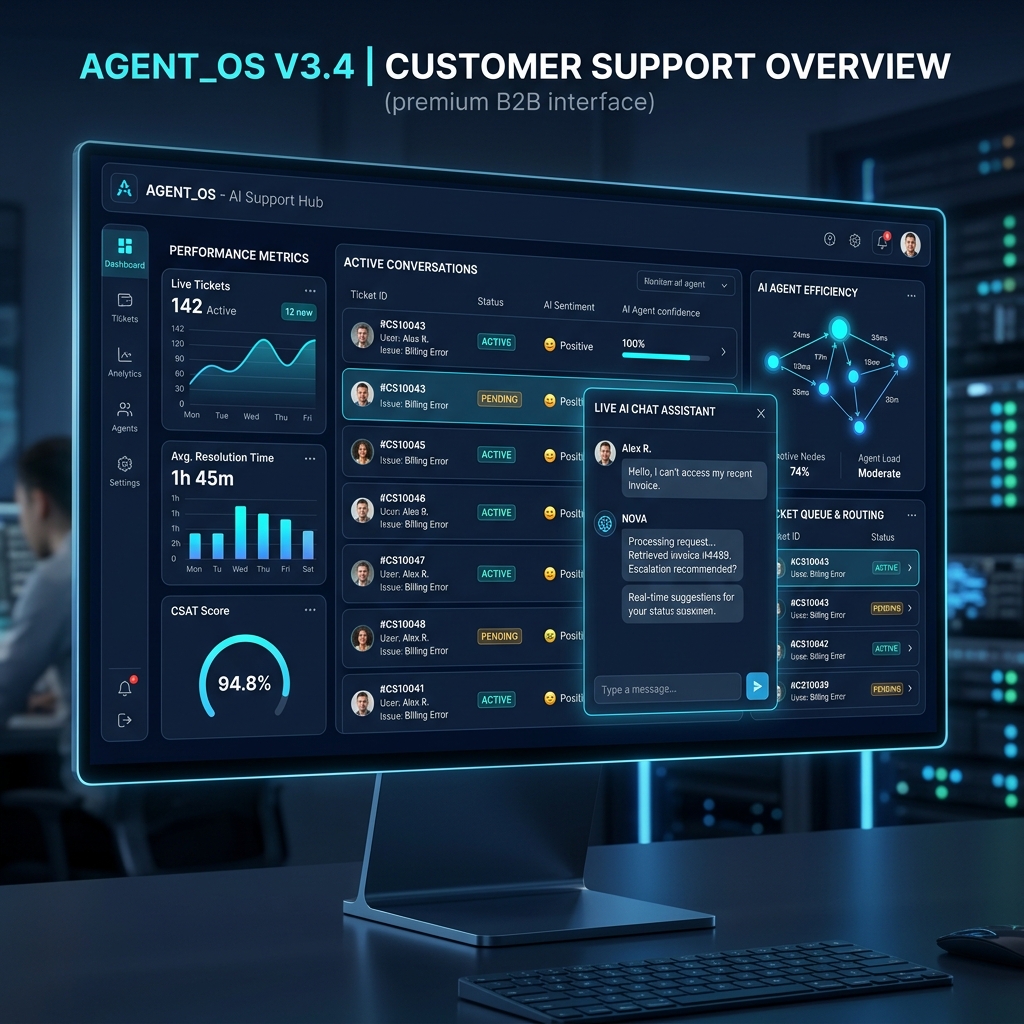 Hubi AI Agent Dashboard
